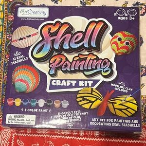 ArtCreativity Shell Painting Craft Kit - Multicolor